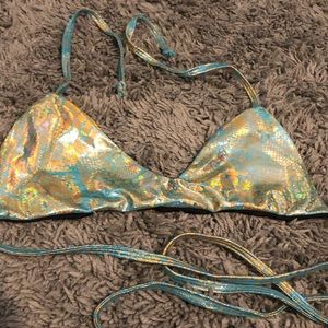 Freedom rave wear wrap top